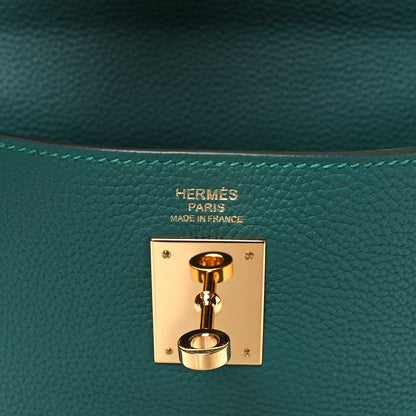 Hermes Togo Kelly Retourne 32 Malachite 6 of 11