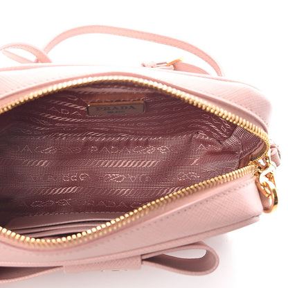Prada Saffiano Fiocco Bow Camera Crossbody Bag Orchidea 5 of 9