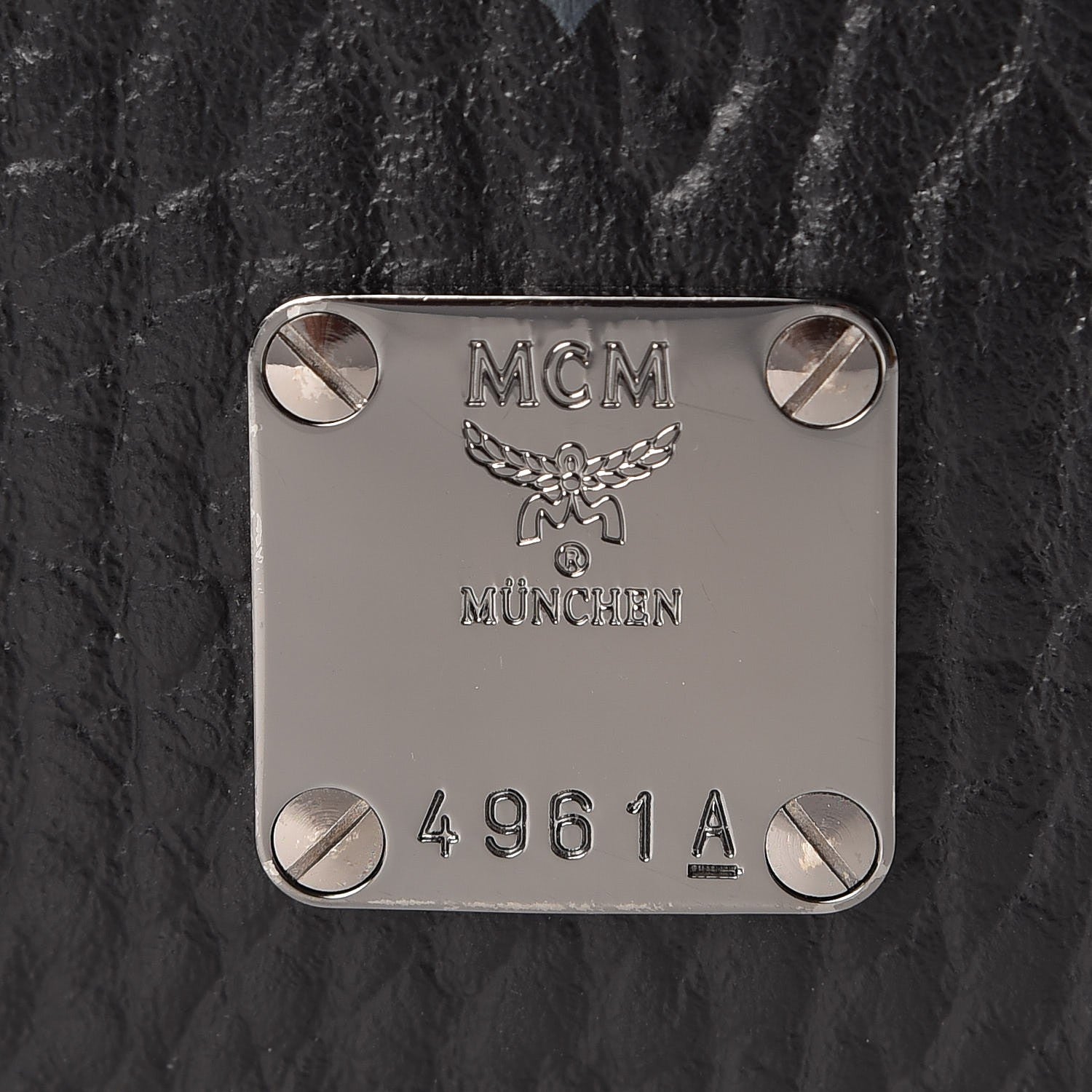 MCM Visetos Mini Camera Crossbody Bag Black 6 of 10
