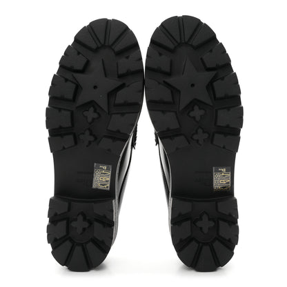 Christian Dior Brushed Calfskin Boy Mules 39.5 Black 6 of 9