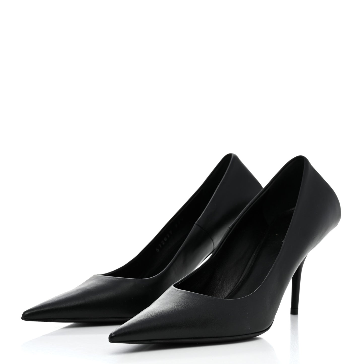Nappa Square Knife 80mm Pumps 37.5 Black