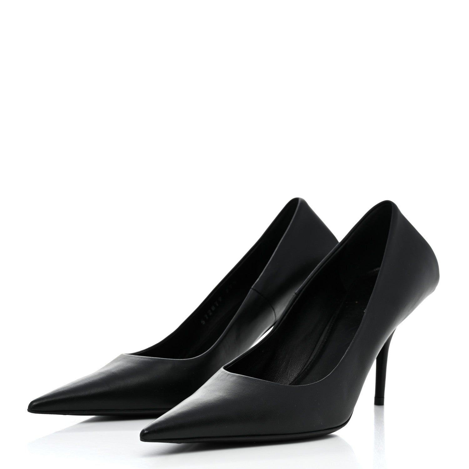 Balenciaga Nappa Square Knife 80mm Pumps 37.5 Black 3 of 8