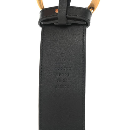 Gucci Calfskin Double G 40mm Belt 95 38 Black 3 of 10