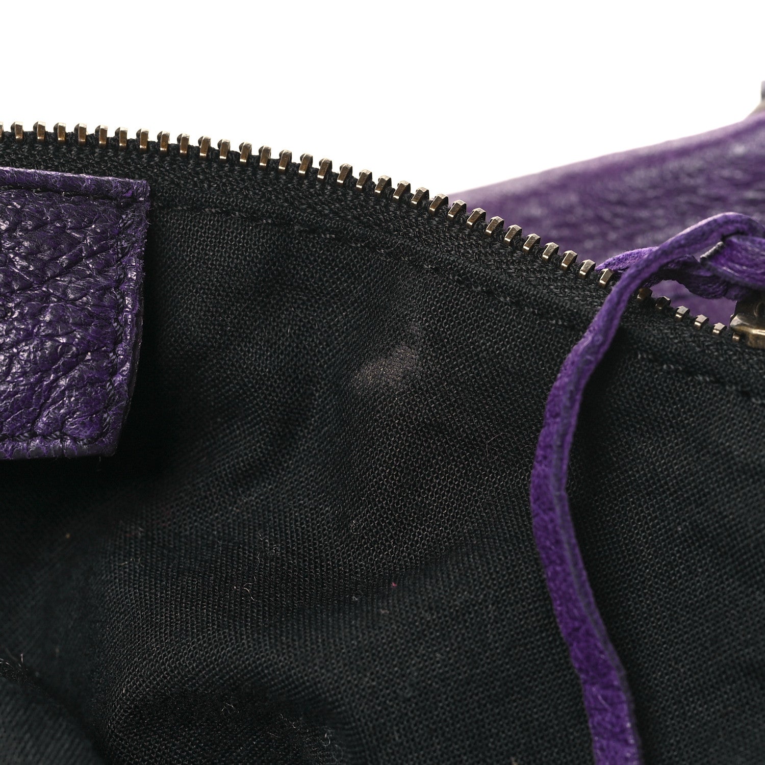 Balenciaga Chevre Classic Hardware Twiggy Eggplant 13 of 14