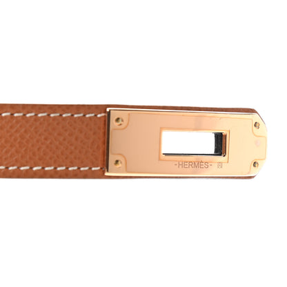 Hermes Epsom Kelly Belt Gold 4 of 5