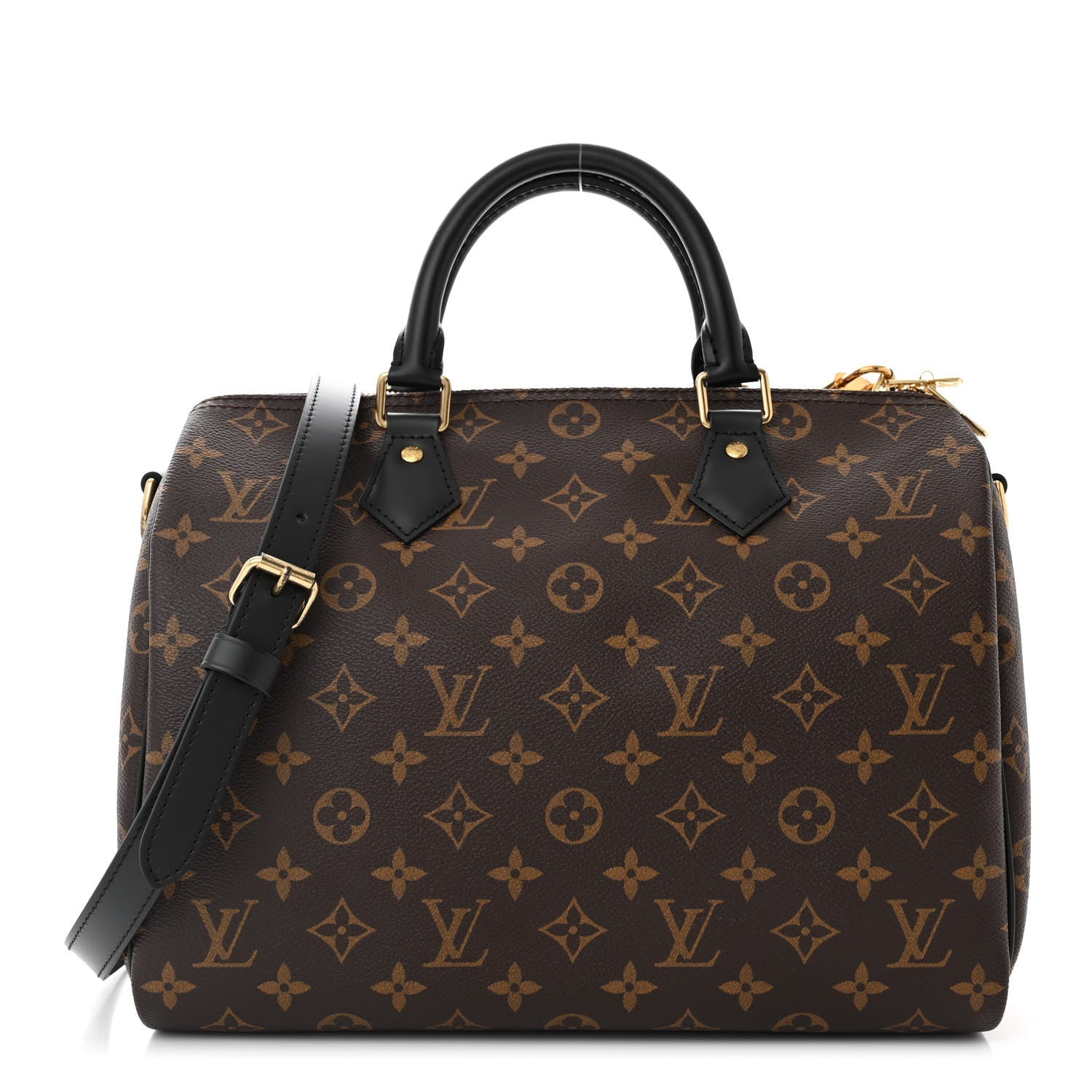 Louis Vuitton Monogram My World Tour Speedy Bandouliere 30 Black 1 of 11