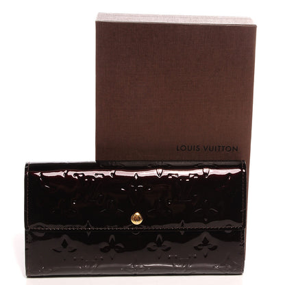 Louis Vuitton Vernis Sarah Wallet Amarante 5 of 8