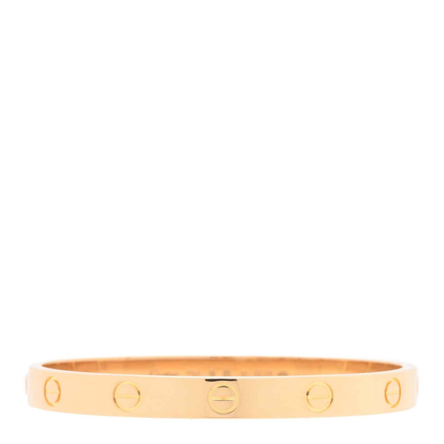 18K Yellow Gold LOVE Bracelet 16