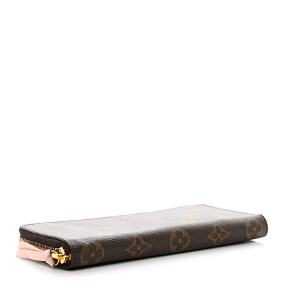 Louis Vuitton Monogram Clemence Wallet Rose Ballerine 4 of 6