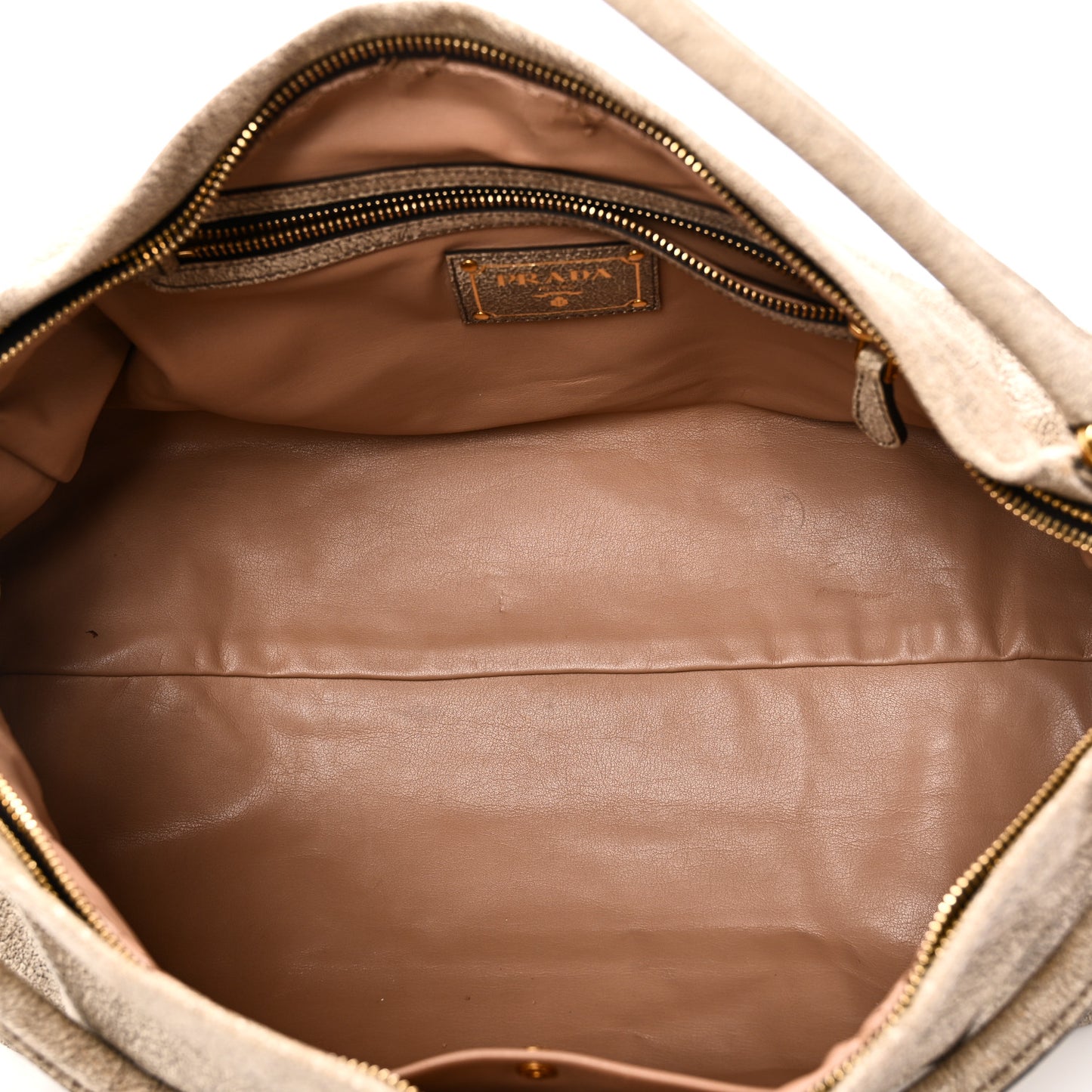 Craquele Shoulder Bag Talco