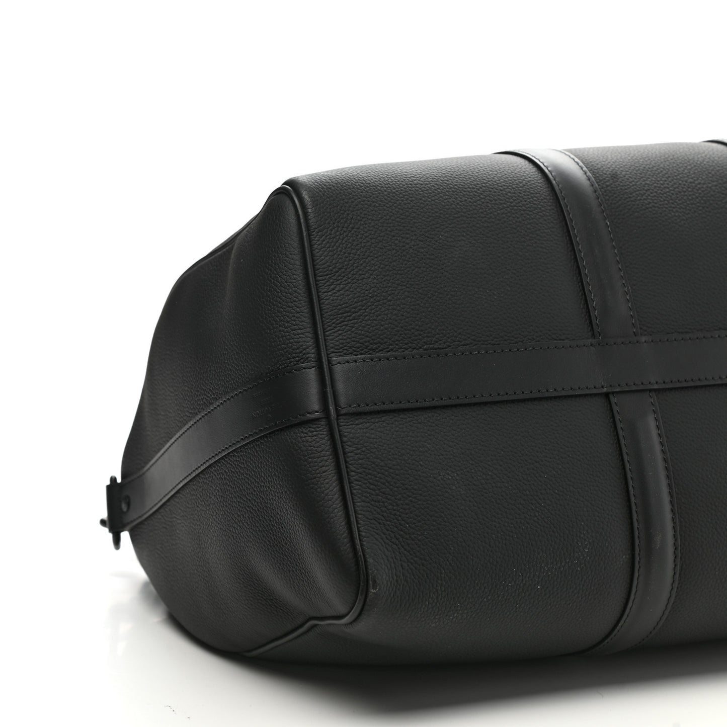 Grained Calfskin Aerogram Keepall Bandouliere 40 Black
