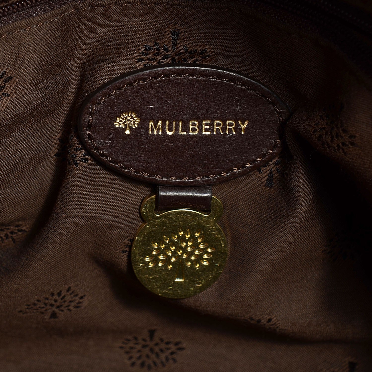 Mulberry Soft Buffalo Leather Medium Alexa Chocolate 7 of 11