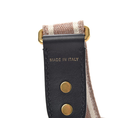 Christian Dior Canvas Embroidered Shoulder Strap Rose Des Vents 5 of 6