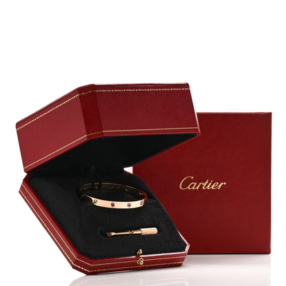 Cartier 18K Pink Gold Sapphire Garnet Amethyst LOVE Bracelet 18 8 of 8