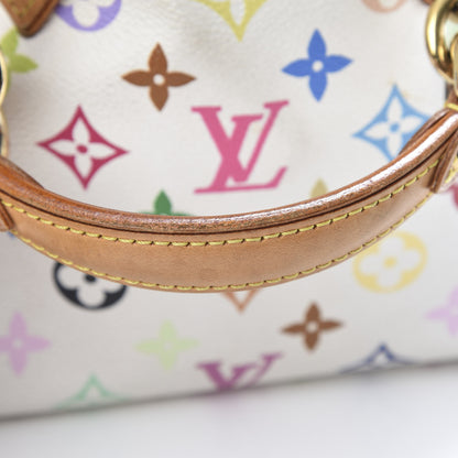 Louis Vuitton Monogram Multicolor Audra White 20 of 21