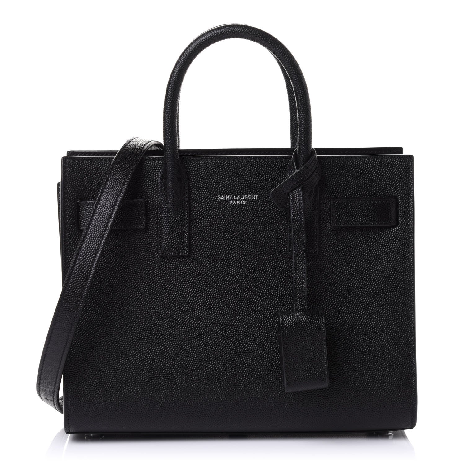 Saint Laurent Grain De Poudre Nano Sac De Jour Black 1 of 10