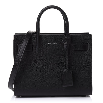 Saint Laurent Grain De Poudre Nano Sac De Jour Black 1 of 10