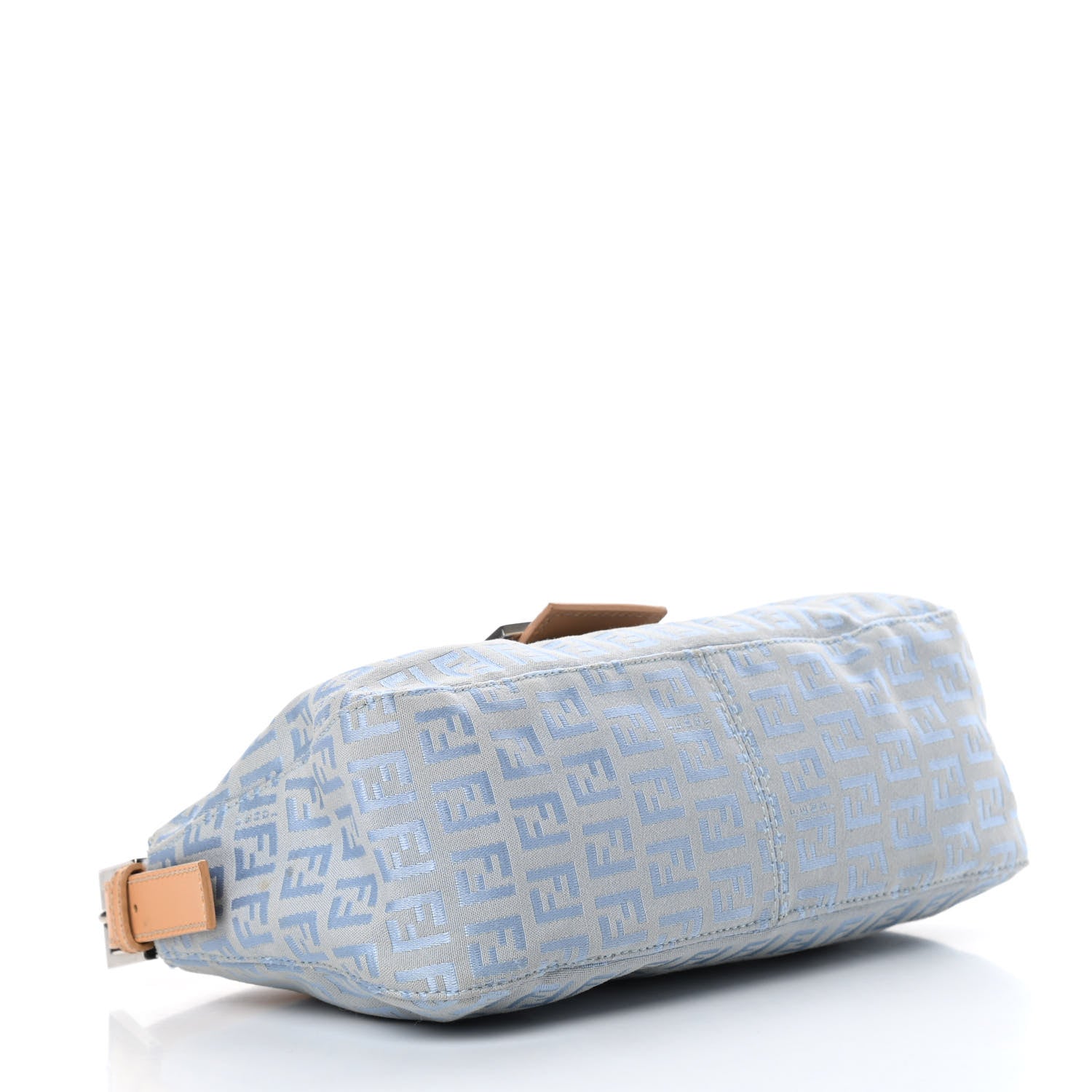 Fendi Zucchino Baguette Blue 4 of 13