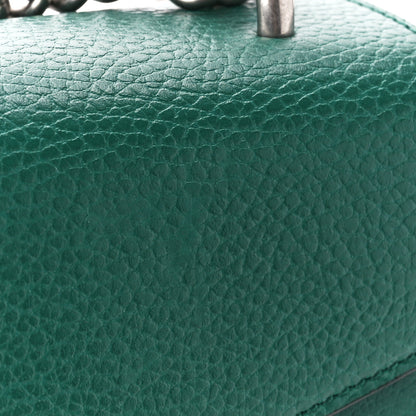 Gucci Pebbled Calfskin Small Dionysus Shoulder Bag Emerald 14 of 14