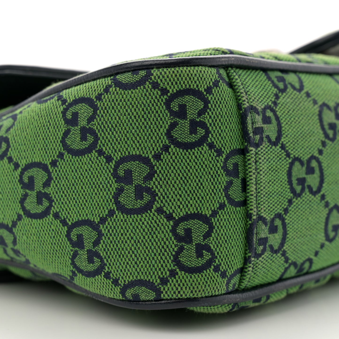 Monogram Multicolor Matelasse Diagonal Small GG Marmont Shoulder Bag Green Blue