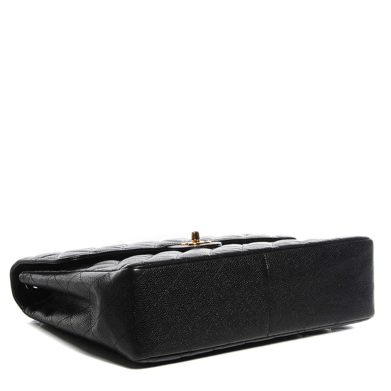 Chanel Caviar Quilted Jumbo Single Flap Black 4 of 9