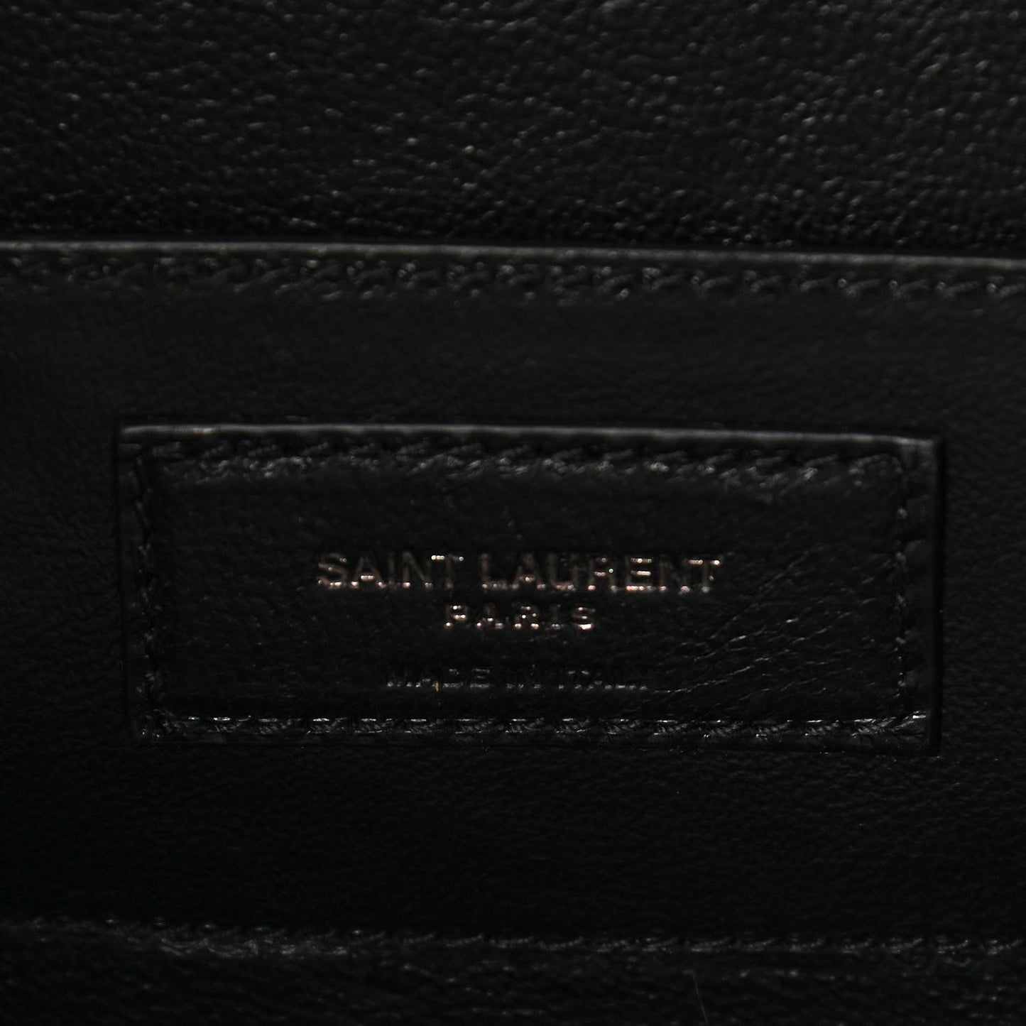 Calfskin Crocodile Embossed Monogram Small Kate Slide Chain Crossbody Box Bag Black