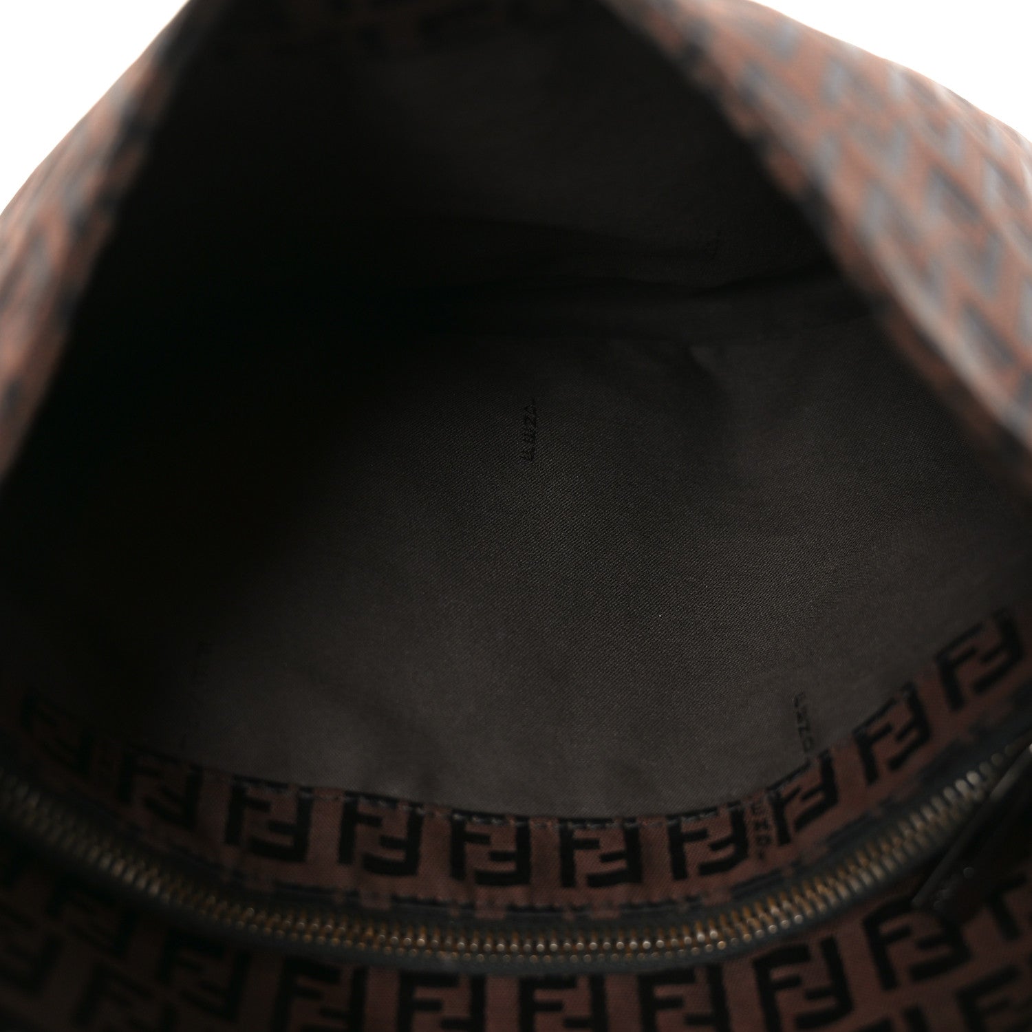 Fendi Zucchino Vitello Hobo Black Moro 5 of 9