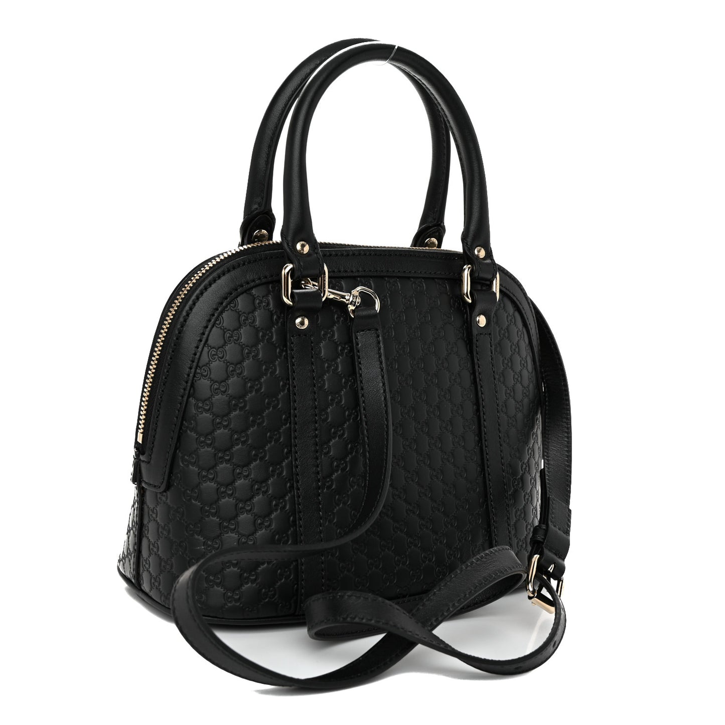 Microguccissima Mini Dome Bag Black