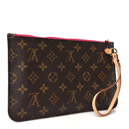 Louis Vuitton Monogram Neverfull MM GM Pochette Pivoine 3 of 9
