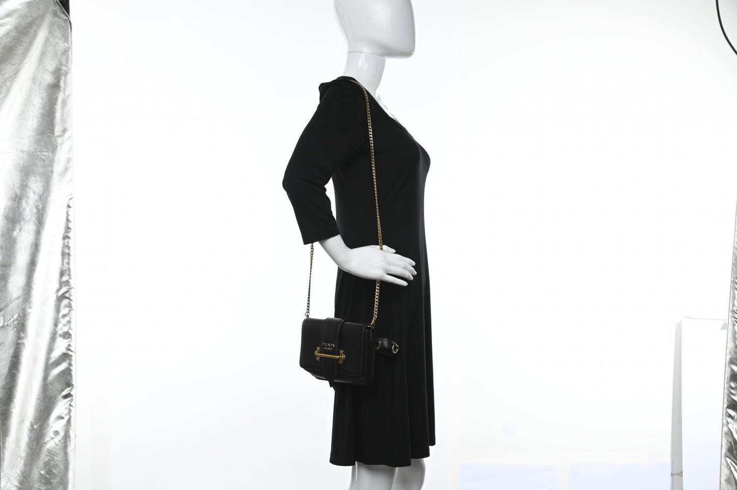 City Calf Cahier Belt Bag Black