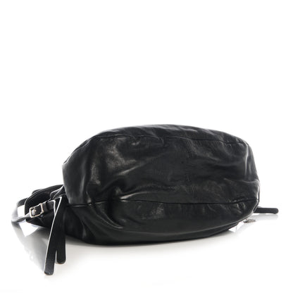 Jimmy Choo Biker Leather Large Crossbody Black 4 of 9