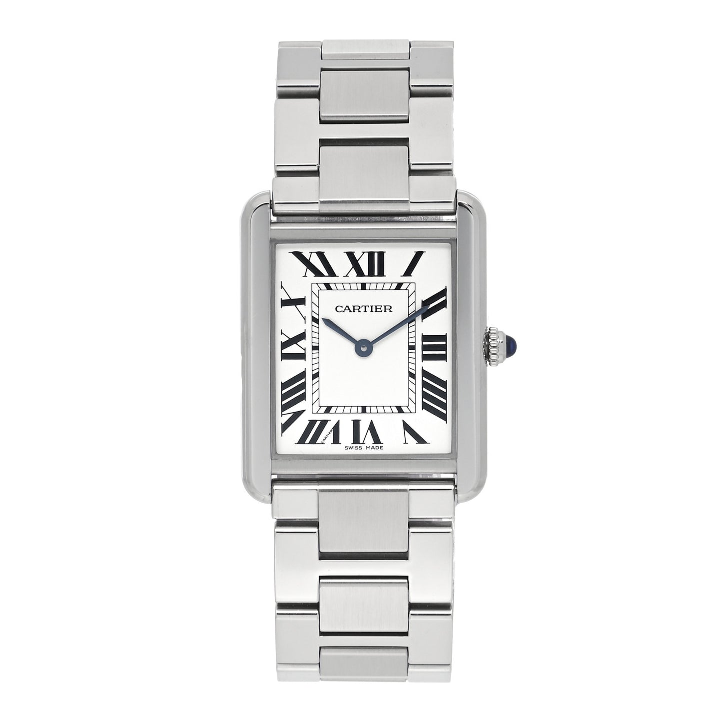 Stainless Steel 27mm Tank Solo Quartz Watch