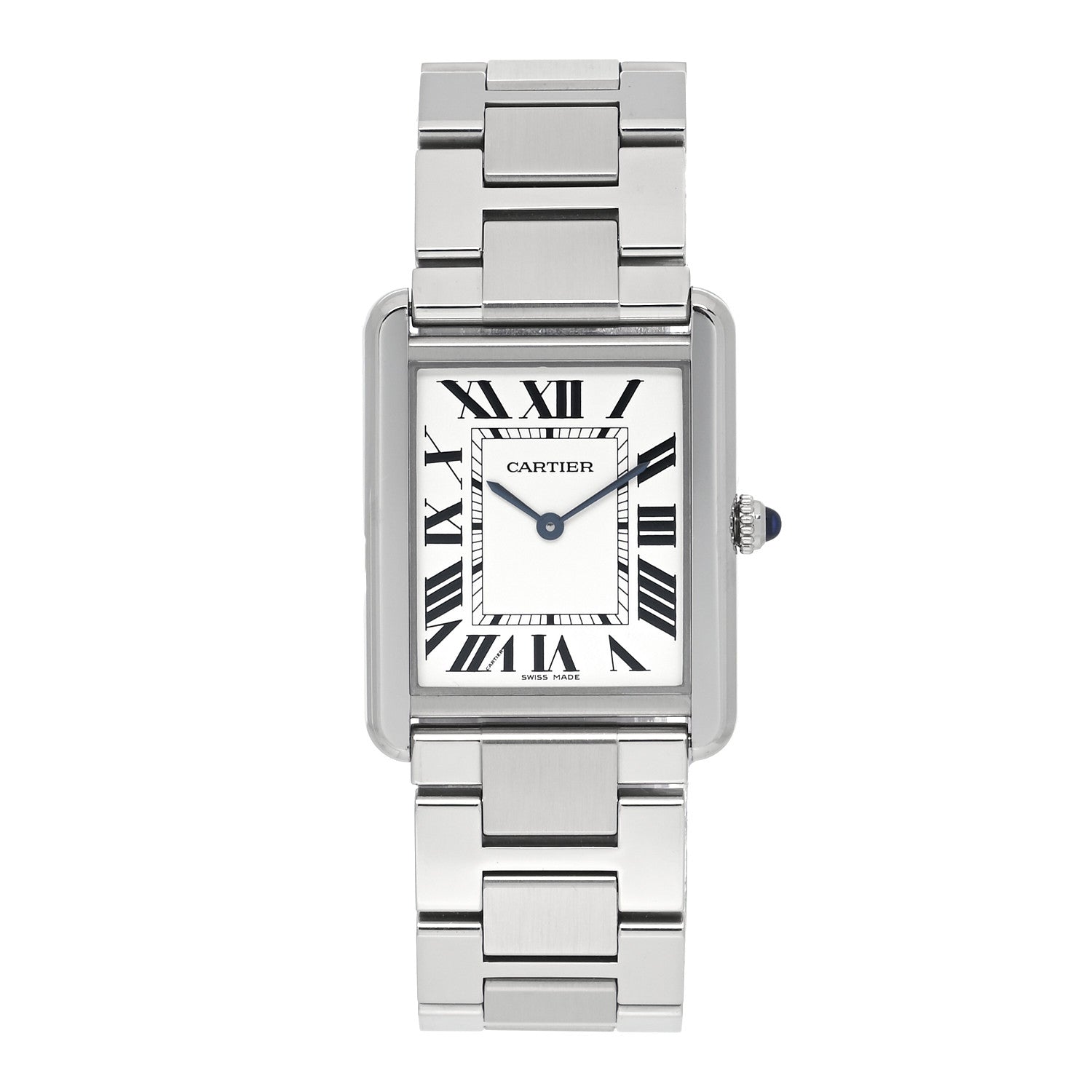 Cartier Stainless Steel 27mm Tank Solo Quartz Watch 1 of 5