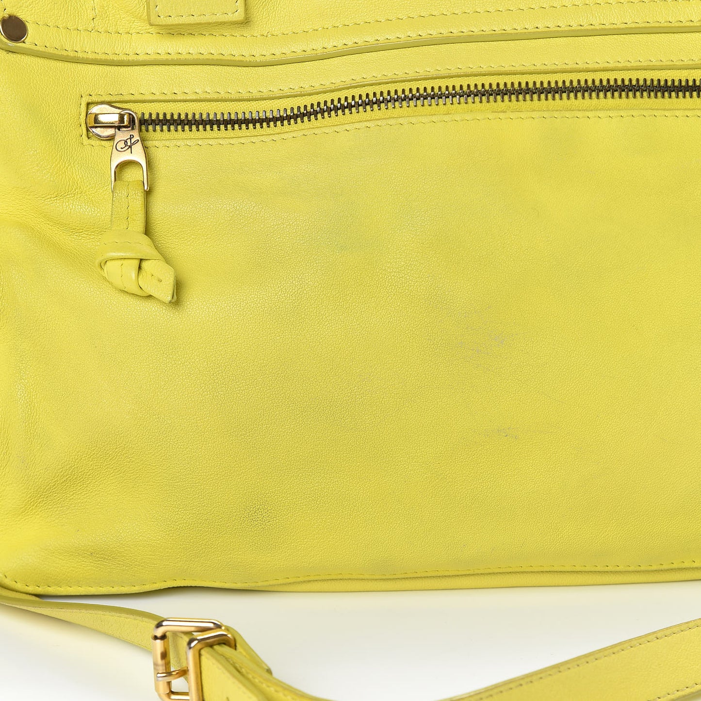 Lambskin Medium PS1 Satchel Citron