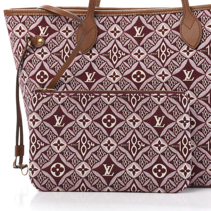 Louis Vuitton Jacquard Since 1854 Neverfull MM Bordeaux 12 of 14