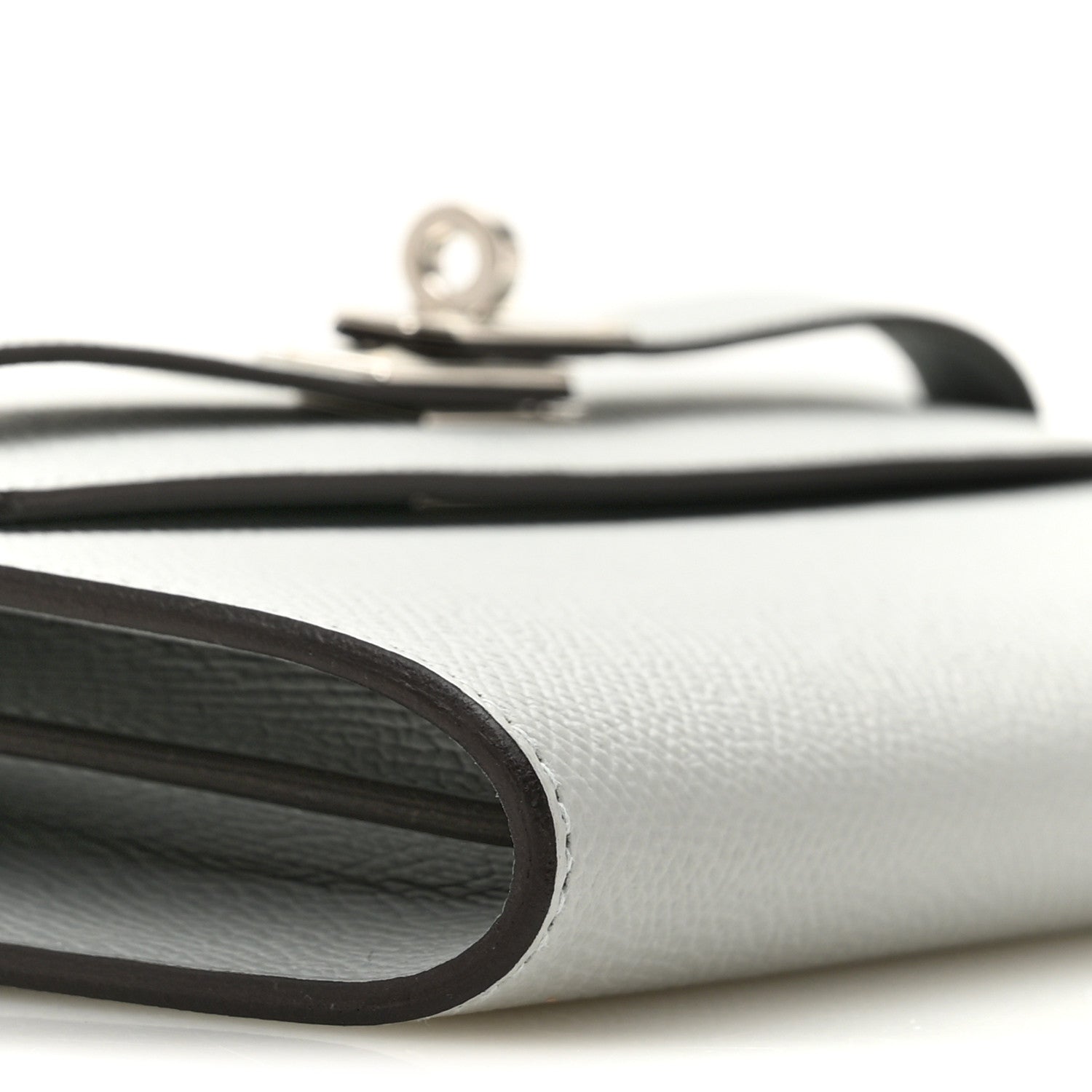 Hermes Epsom Kelly Wallet To Go Gris Pantin 9 of 10