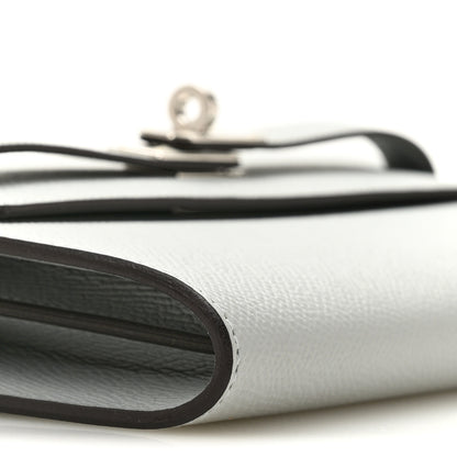 Hermes Epsom Kelly Wallet To Go Gris Pantin 9 of 10