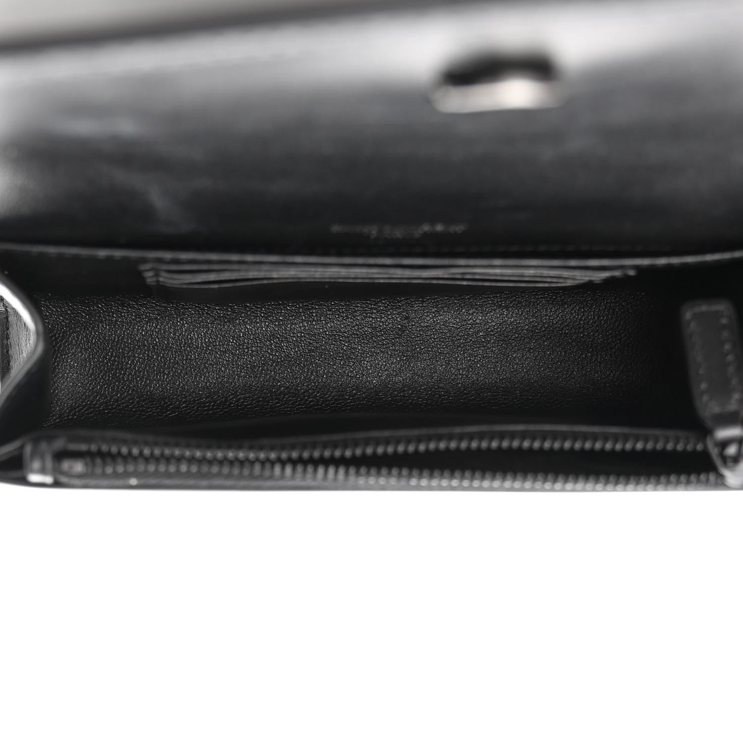 Saint Laurent Smooth Calfskin Monogram Kate Belt Bag Black 5 of 9