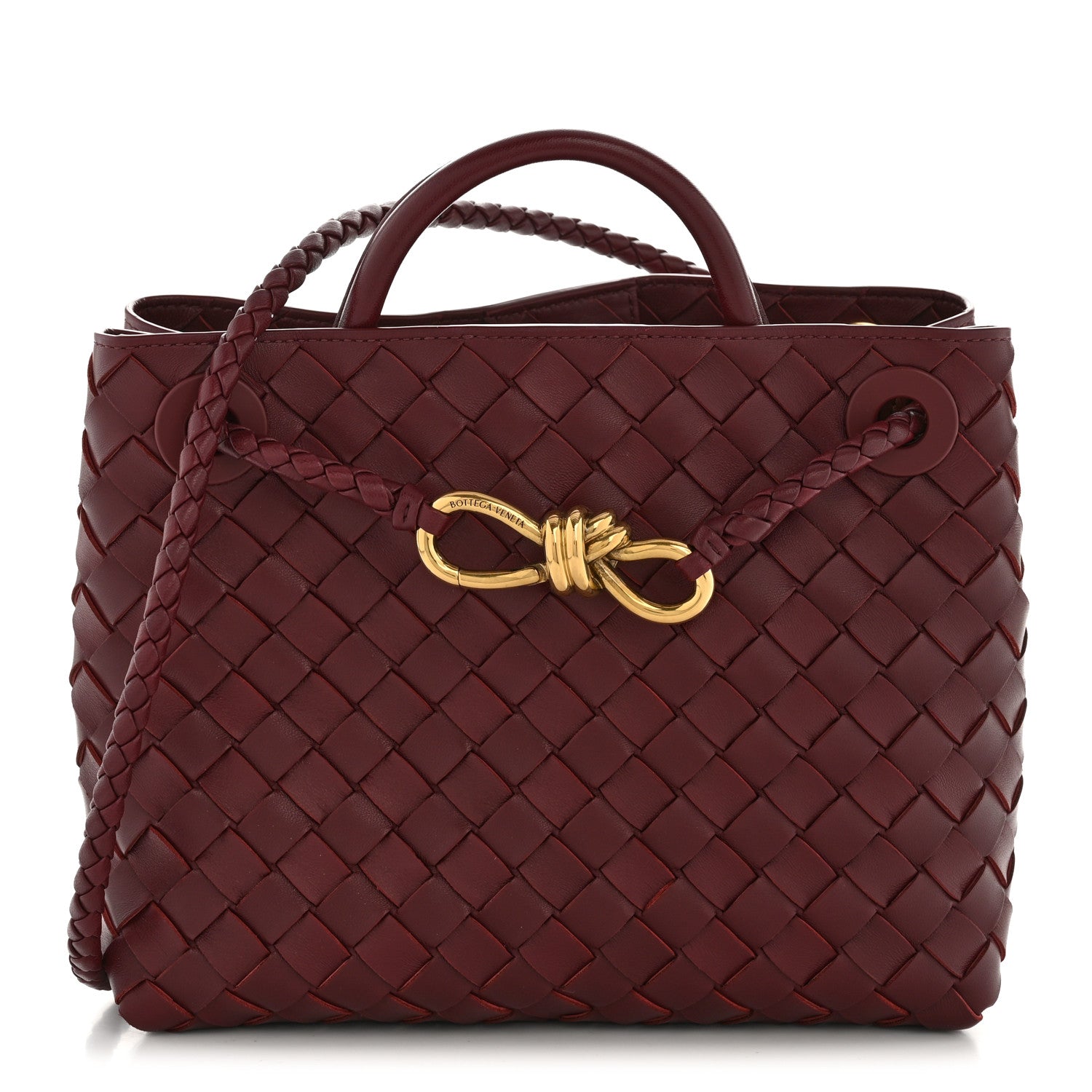 Bottega Veneta Nappa Intrecciato Small Andiamo Shoulder Bag Barolo Barolo 1 of 9