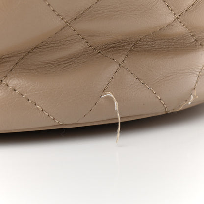 Burberry Calfskin Quilted Bucket Shoulder Bag Beige 15 of 15
