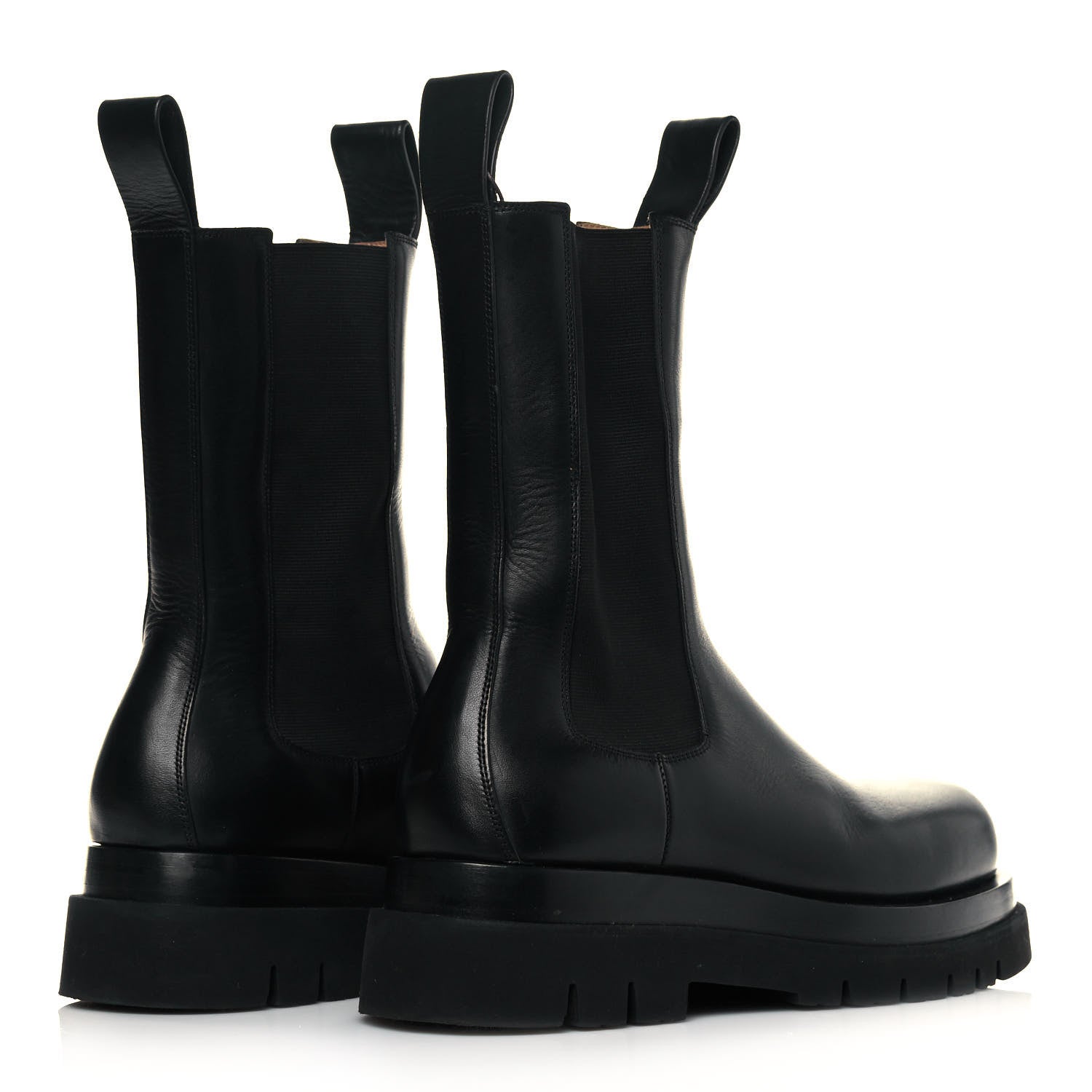 Bottega Veneta Calfskin The Lug Chelsea 55mm Boots 40 Black 4 of 10