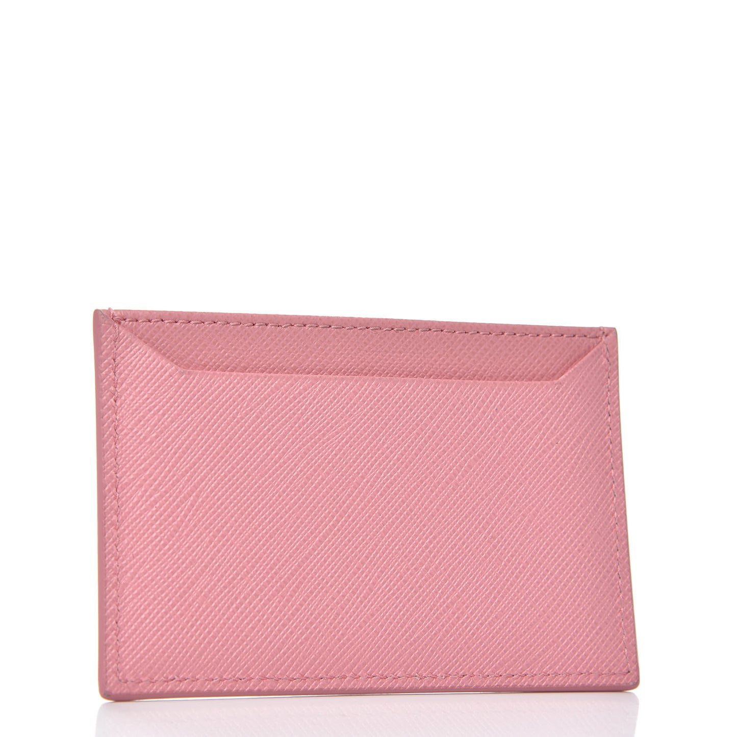 Saffiano Metal Card Case Peonia