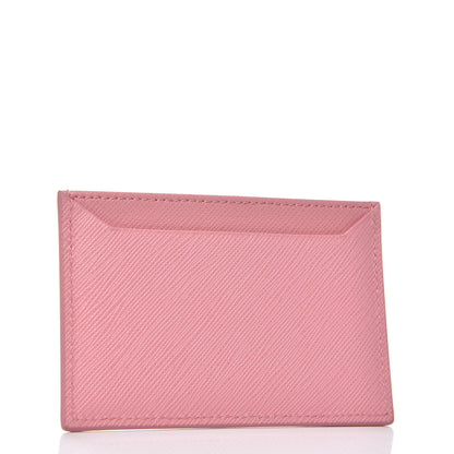 Prada Saffiano Metal Card Case Peonia 3 of 8