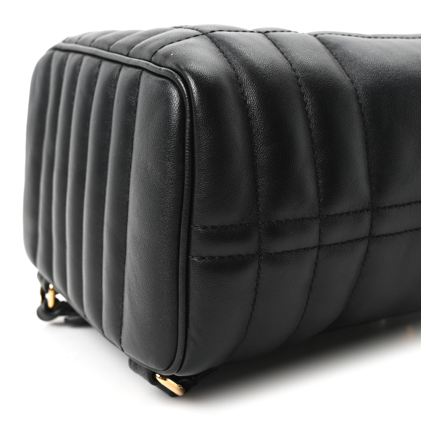 Lambskin Quilted Mini Lola Backpack Black