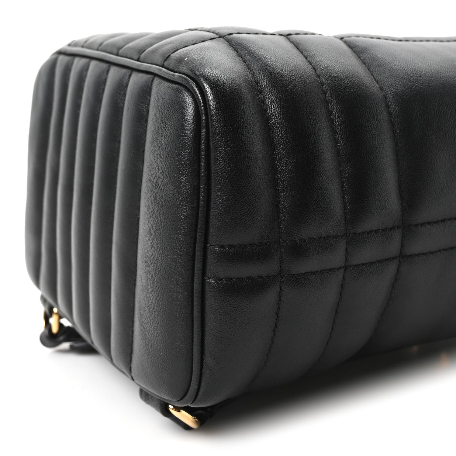 Burberry Lambskin Quilted Mini Lola Backpack Black 9 of 9