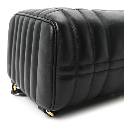 Burberry Lambskin Quilted Mini Lola Backpack Black 9 of 9