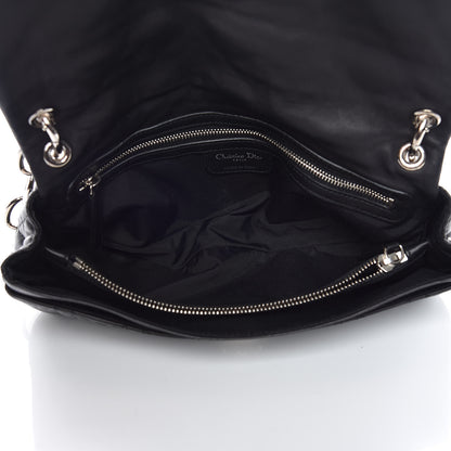 Christian Dior Lambskin Cannage Small Rendezvous Flap Black 7 of 11
