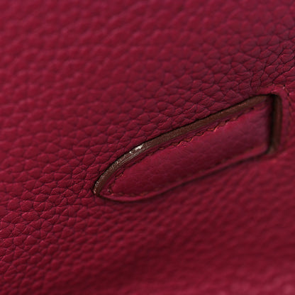 Hermes Taurillon Clemence Birkin 35 Rubis 48 of 48