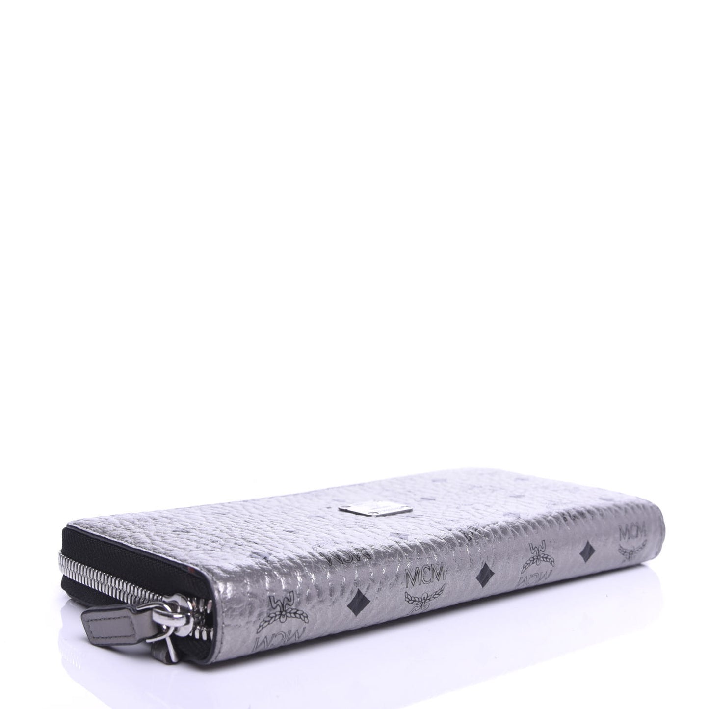 Visetos Large Zip Around Wallet Silver