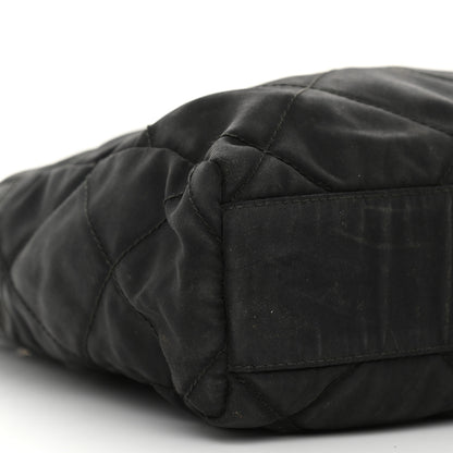 Prada Nylon Tessuto Impuntu Quilted Shoulder Bag Black 8 of 12